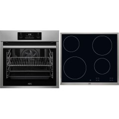 AEG Σετ Φούρνος BES331110M + Εστία HK624000XB